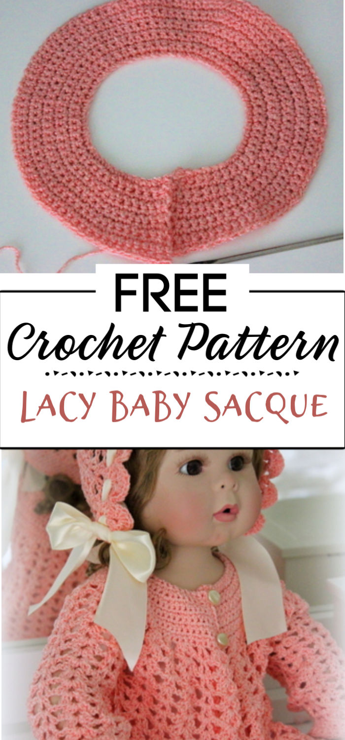 1. Lacy Baby Sacque Free Vintage Pattern