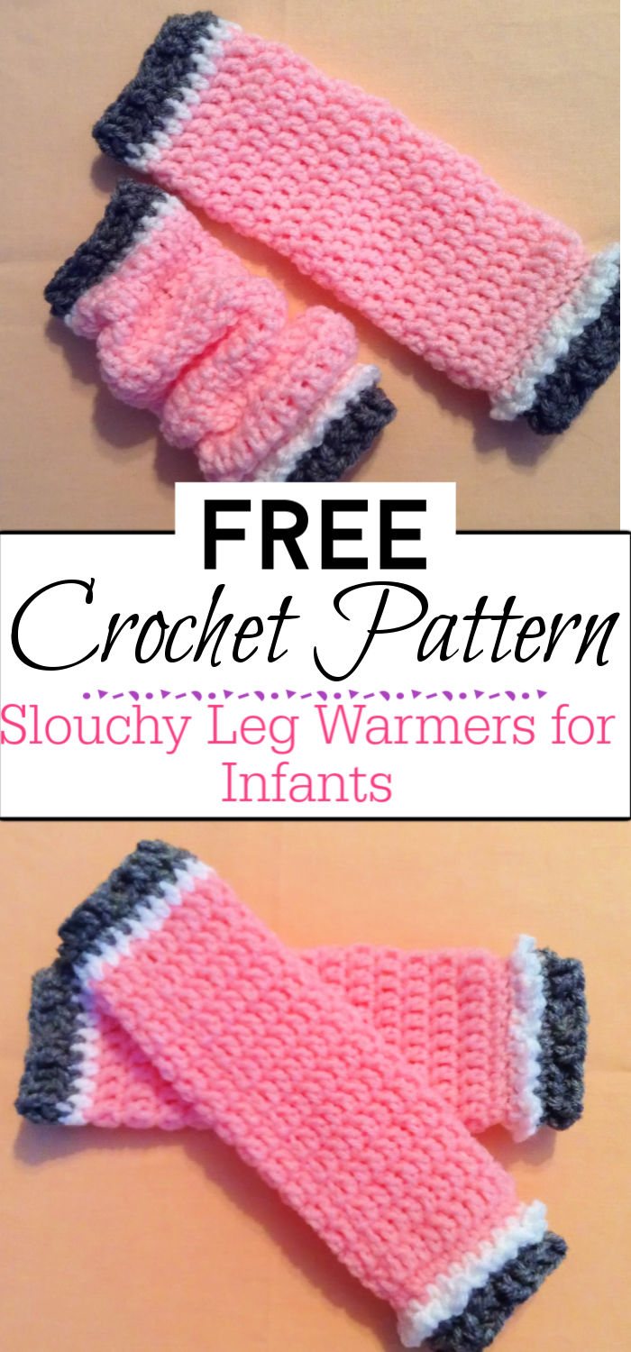 2. Slouchy Leg Warmers for Infants with Pattern