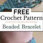 7.Beaded Crochet Bracelet