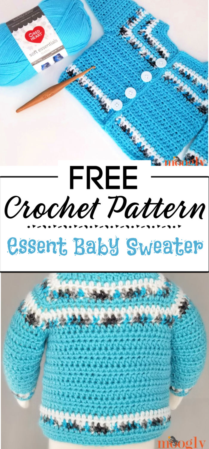 11 Free Crochet Baby Sweater Patterns - Crochet with Patterns