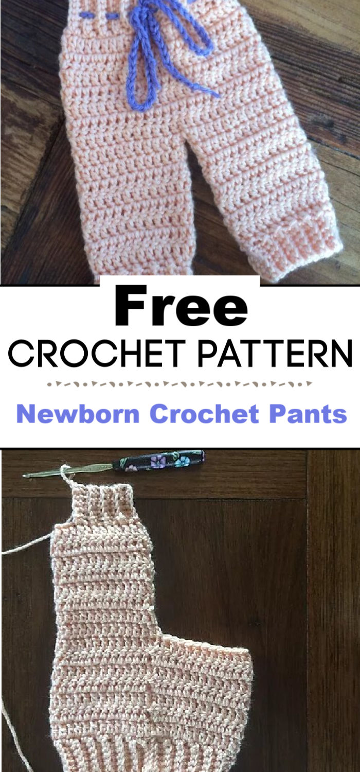 3. Newborn Crochet Pants