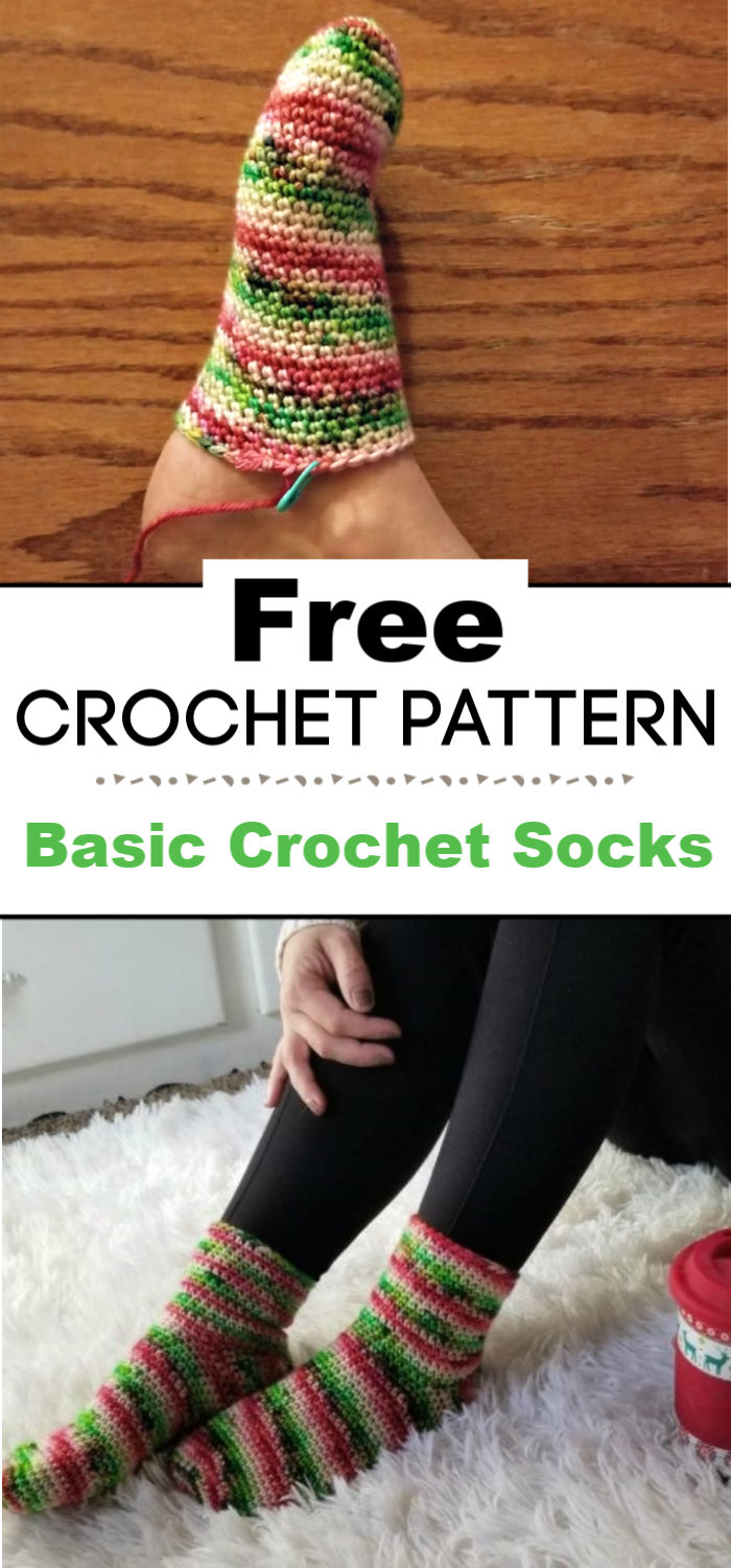 Basic Crochet Socks Pattern