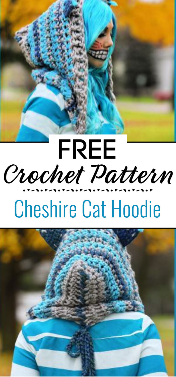 Crochet Tutorial Cheshire Cat Hoodie
