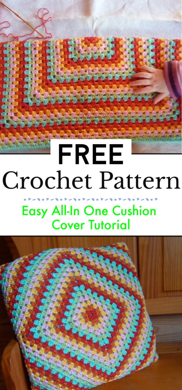 Easy All In One Cushion Cover Tutorial