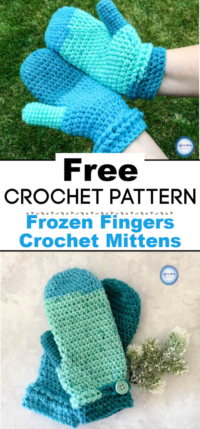 Frozen Fingers Crochet Mittens