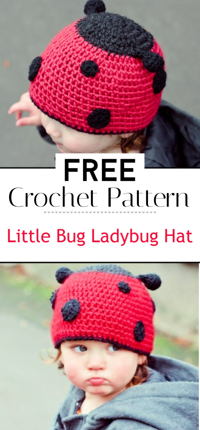 How to Crochet a Little Bug Ladybug Hat