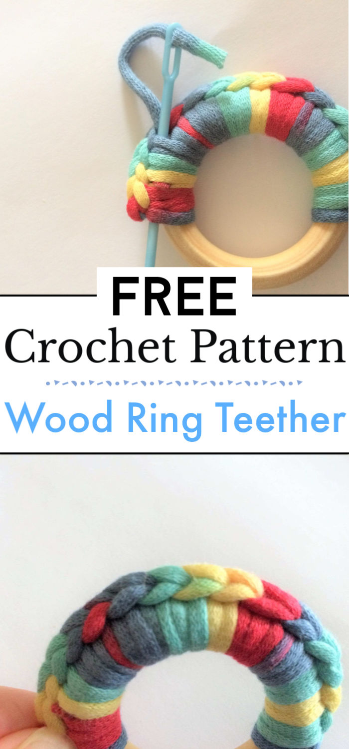 Wood Ring Teether Crochet Tutorial