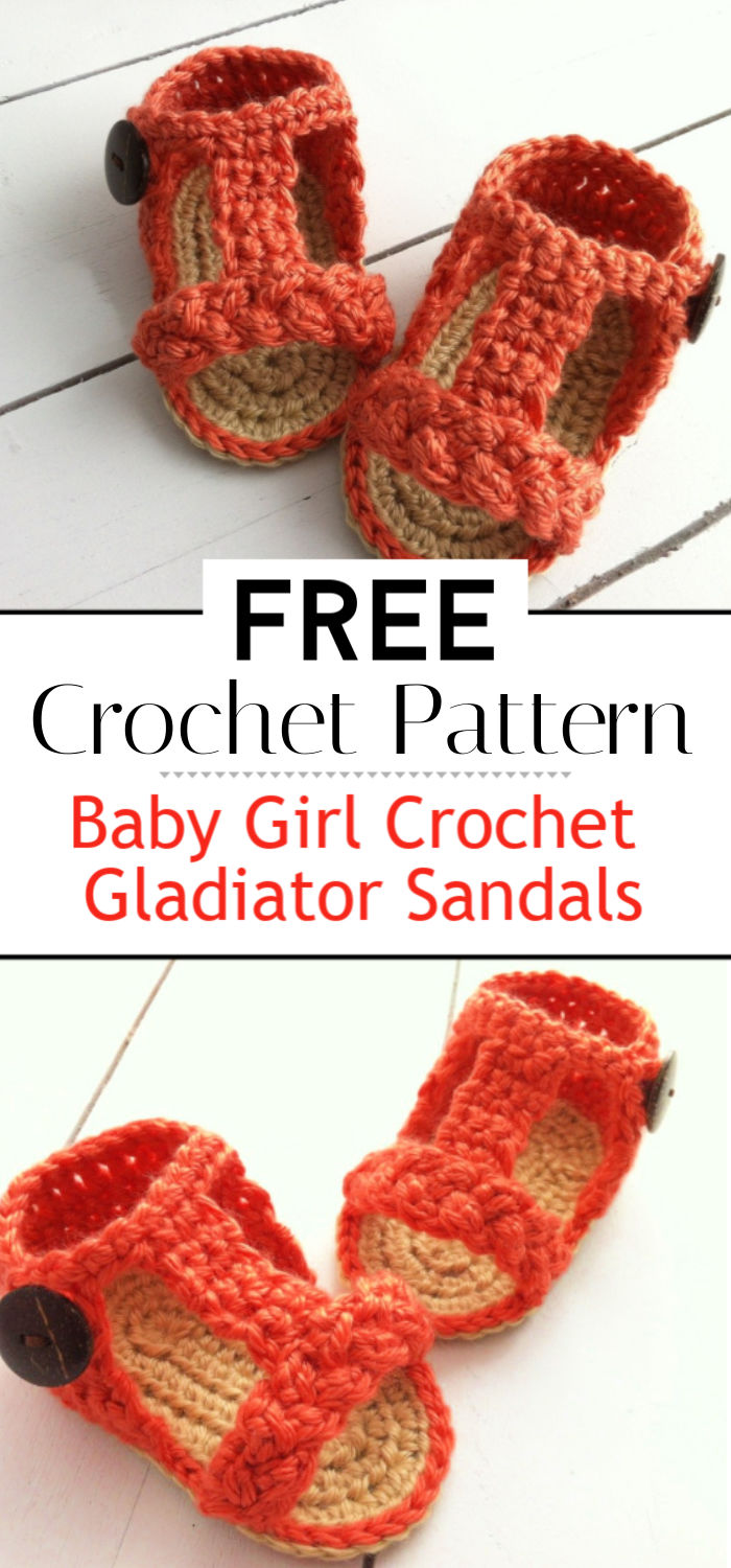 Baby Girl Crochet Gladiator Sandals