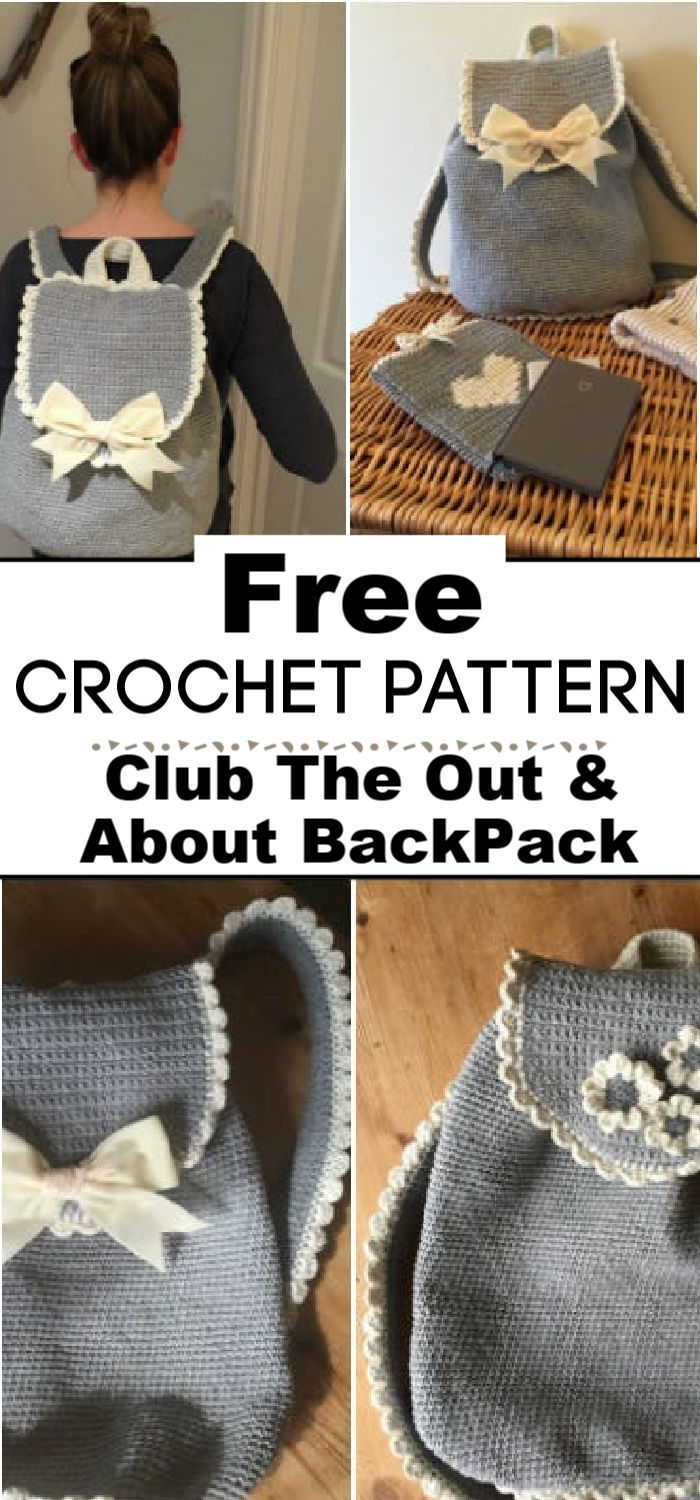 Crochet Club The Out About BackPack