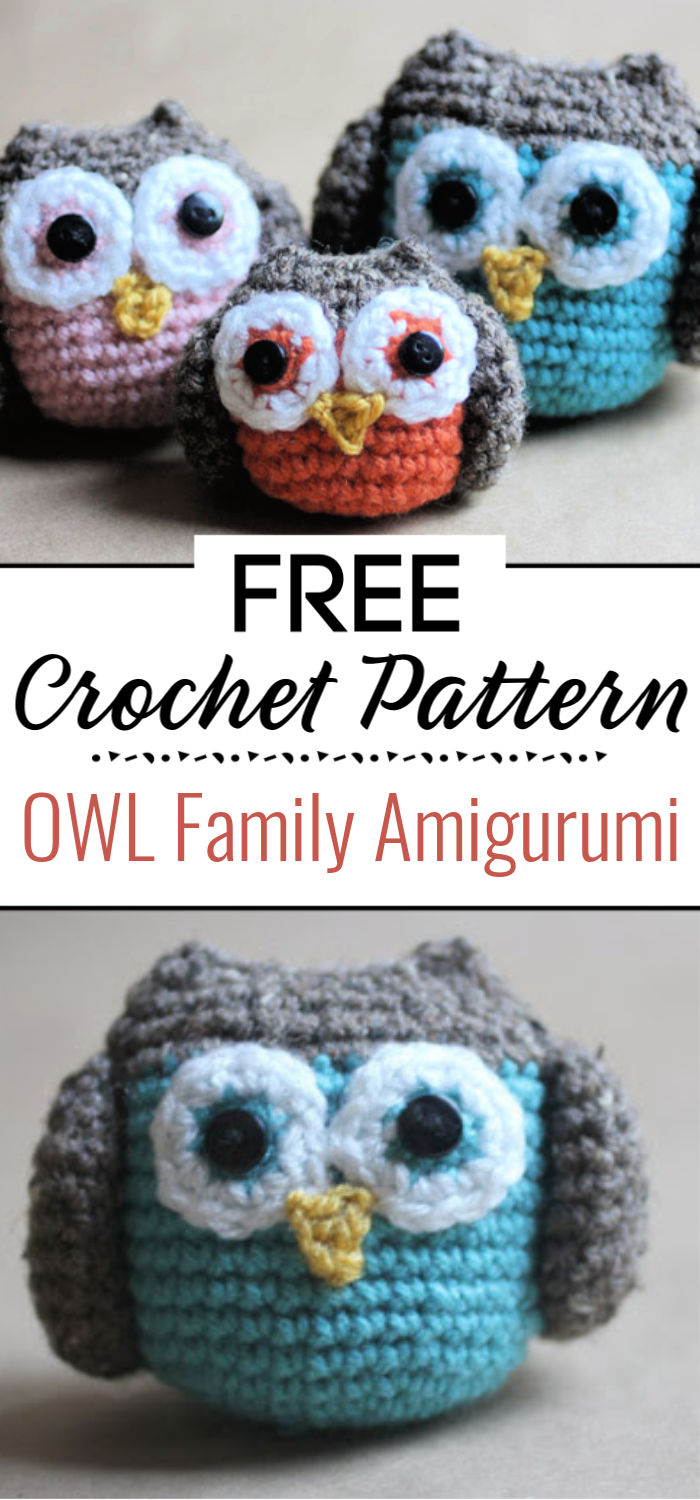 Crochet OWL Family Amigurumi Pattern