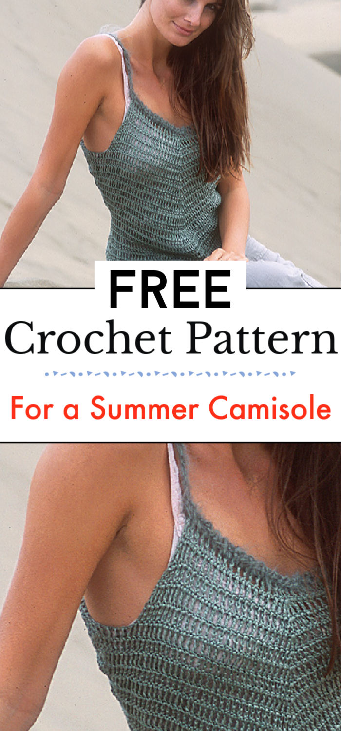 Free Crochet Pattern for a Summer Camisole