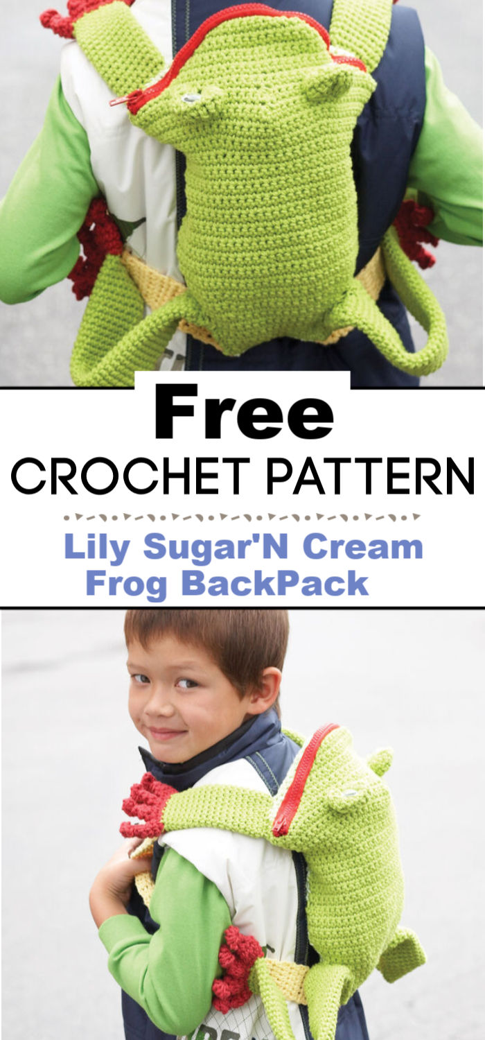 Lily SugarN Cream Frog BackPack