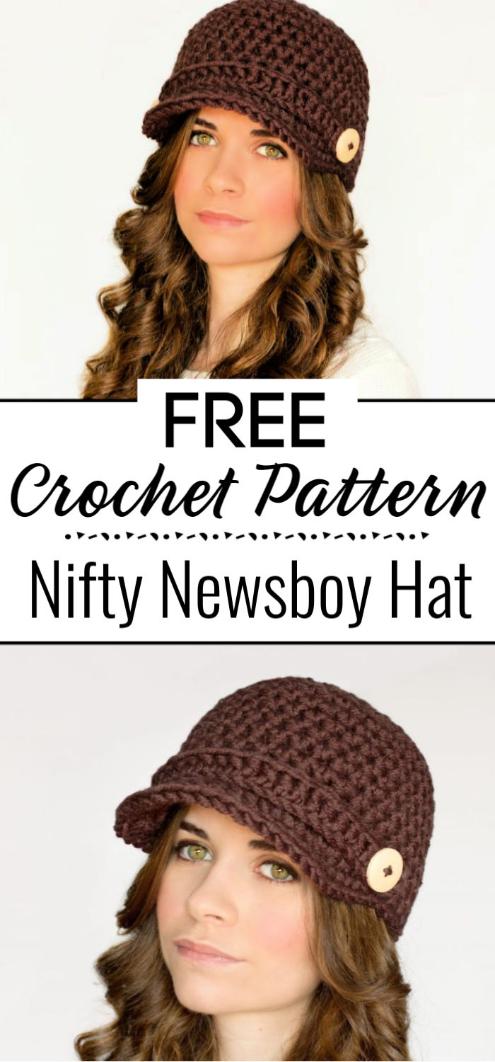 Nifty Newsboy Hat Crochet Pattern