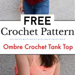 Ombre Crochet Tank Top