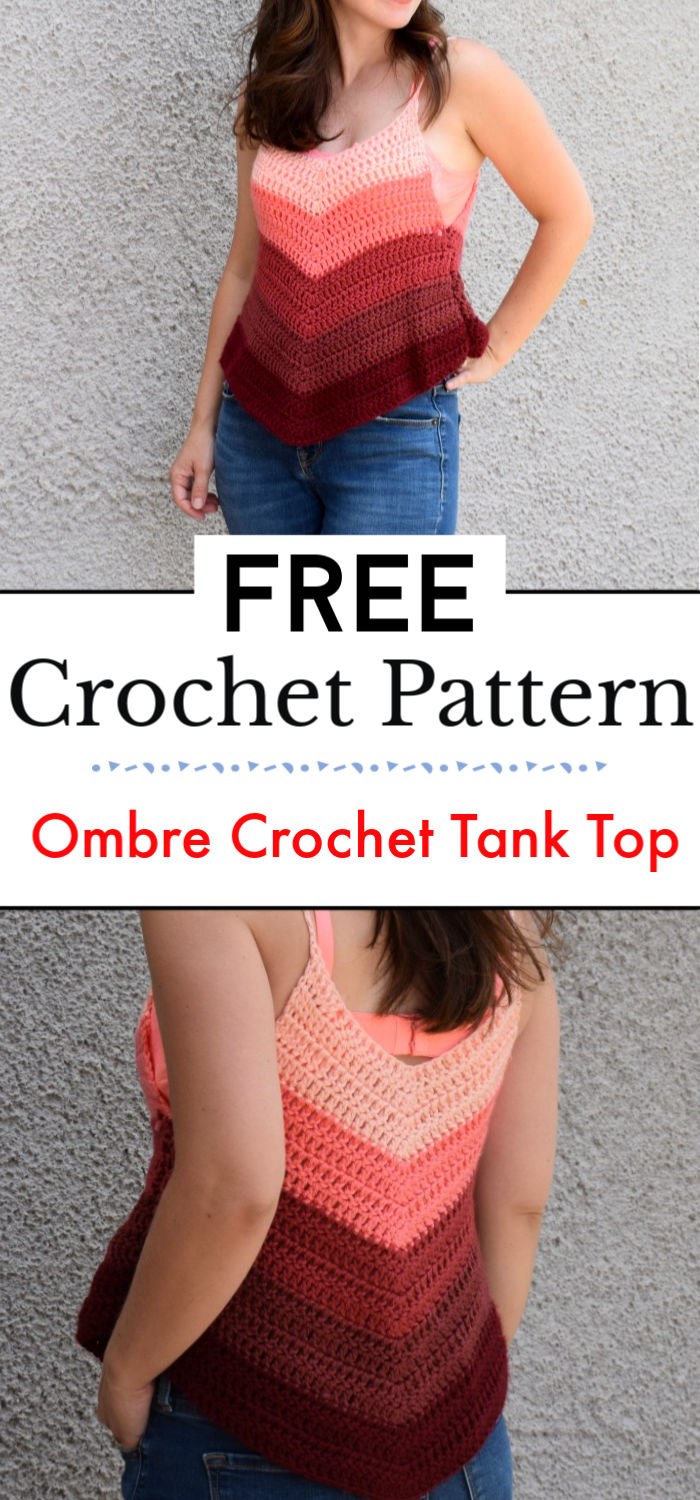 Ombre Crochet Tank Top