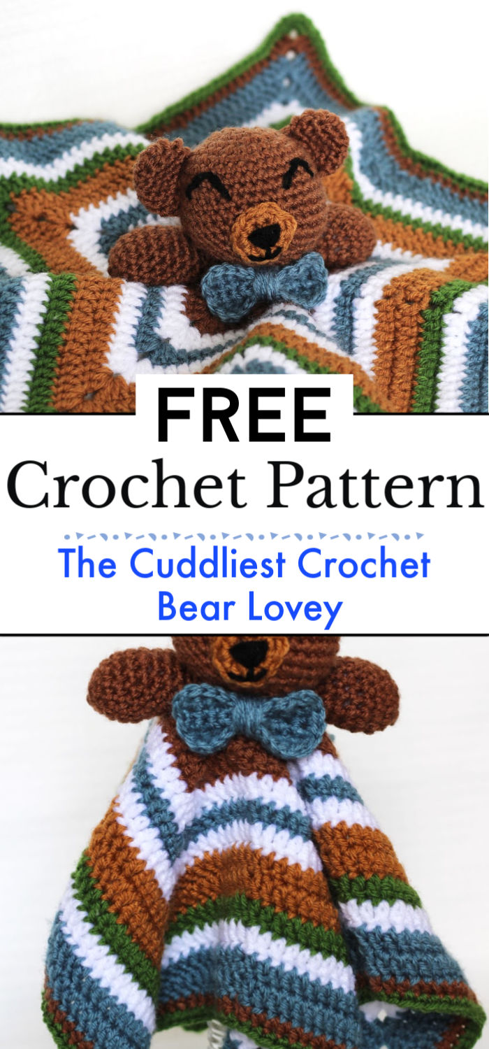 The Cuddliest Crochet Bear Lovey