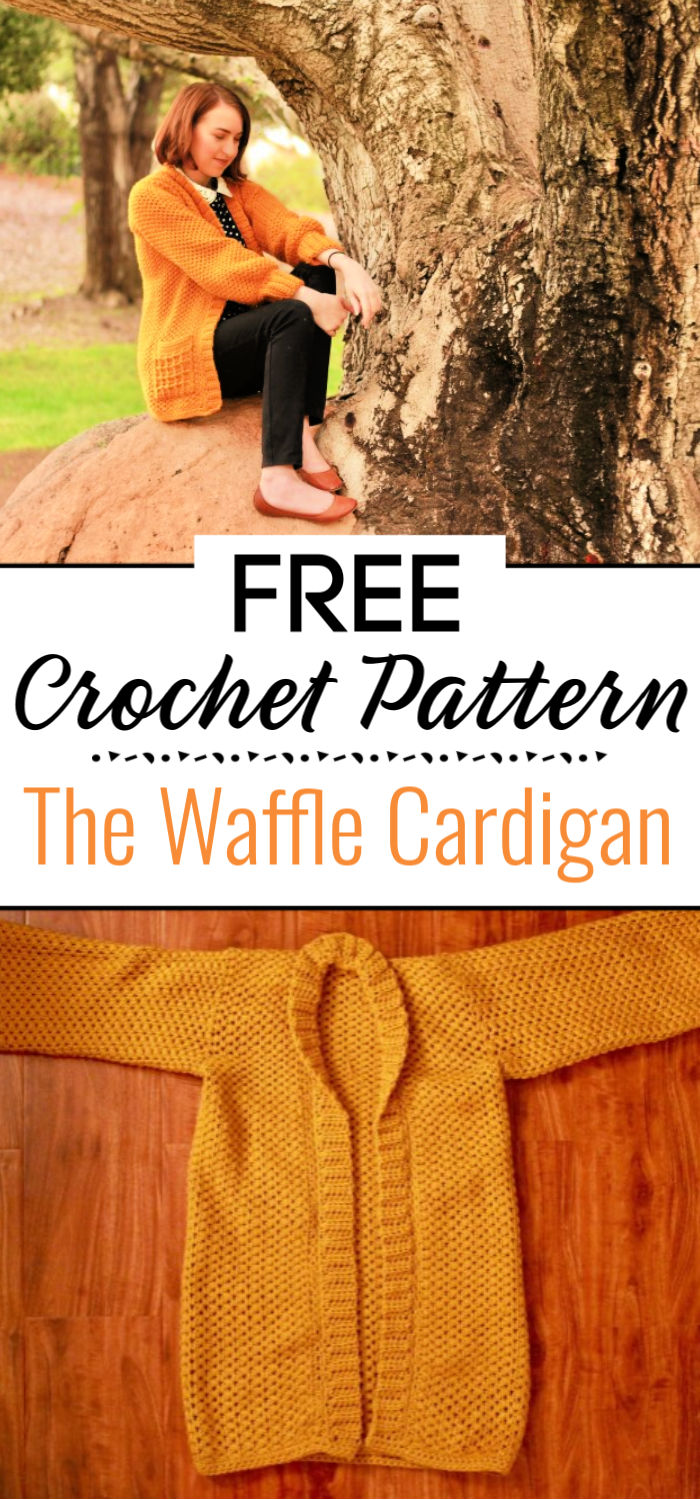 The Waffle Cardigan Crochet Pattern
