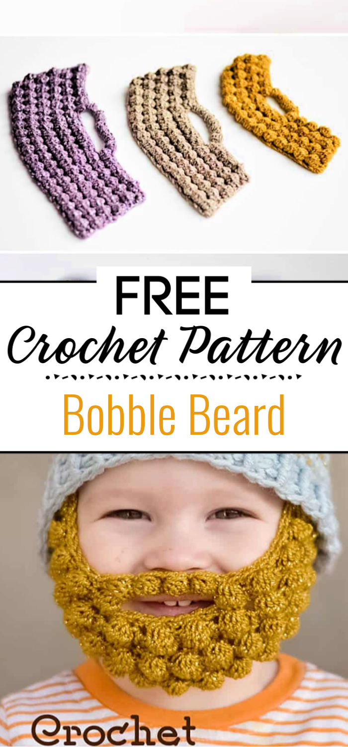 Crochet Bobble Beard Pattern
