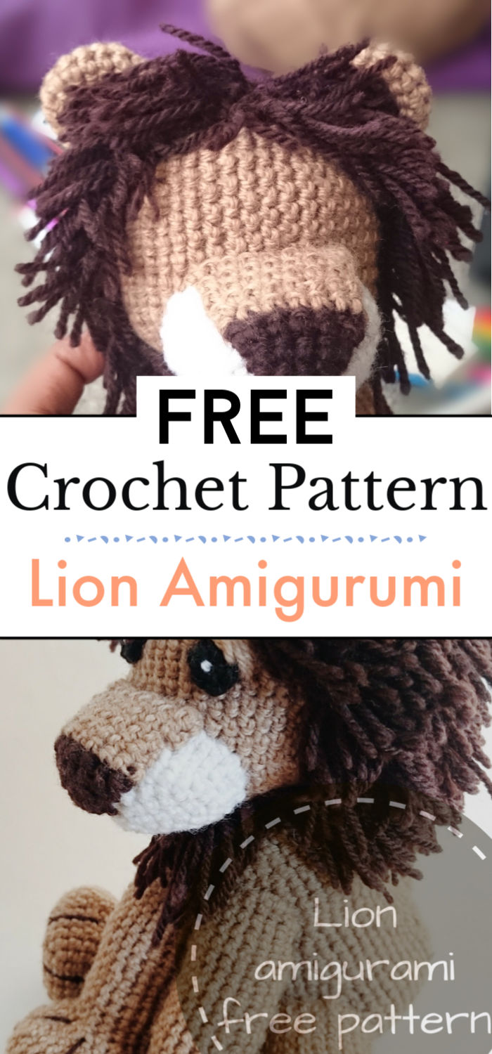 Crochet Lion Amigurumi Pattern Free