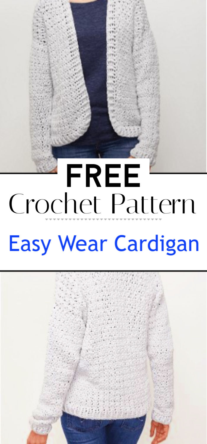 Easy Wear Crochet Cardigan Pattern