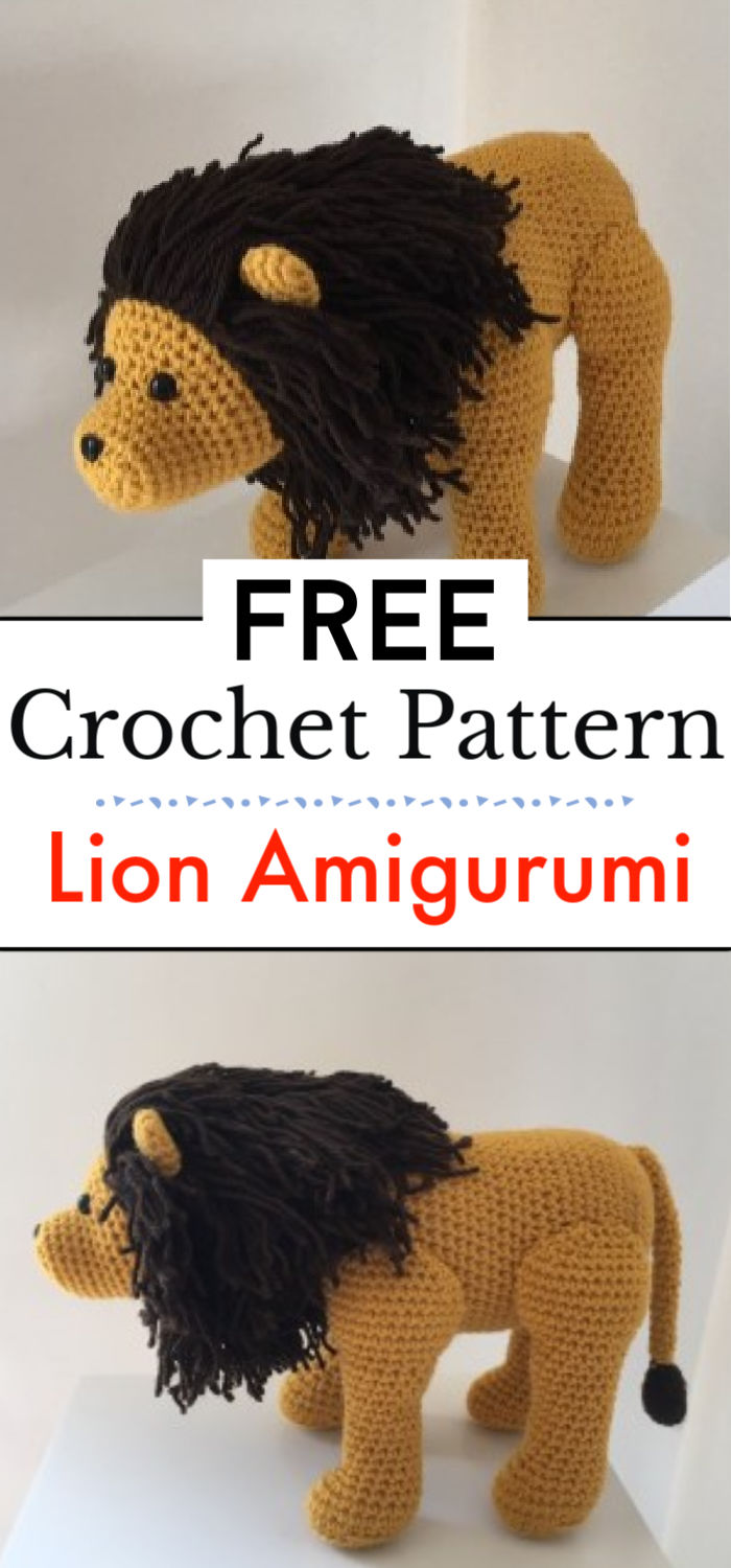 Free Lion Amigurumi Pattern