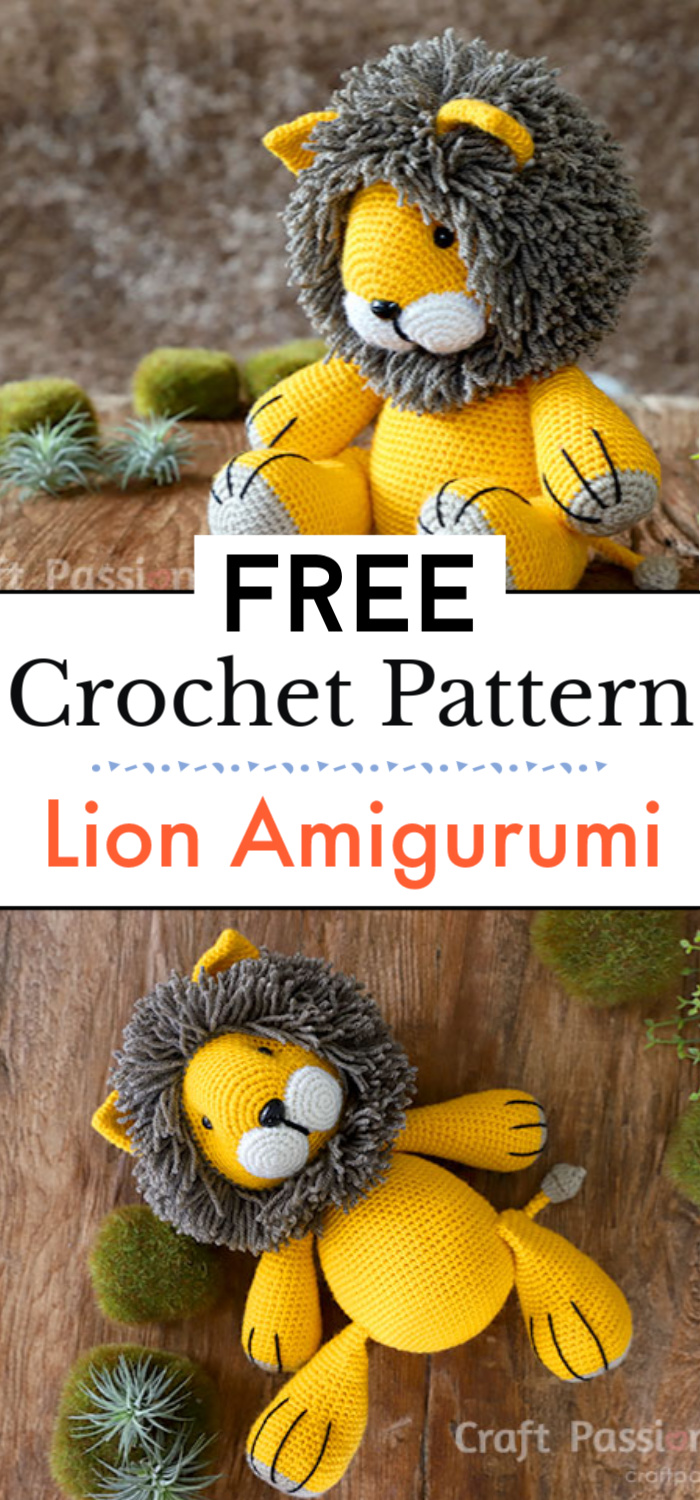 Lion Amigurumi Crochet Pattern