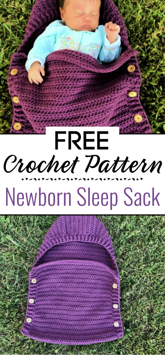 Newborn Sleep Sack Free Crochet Pattern