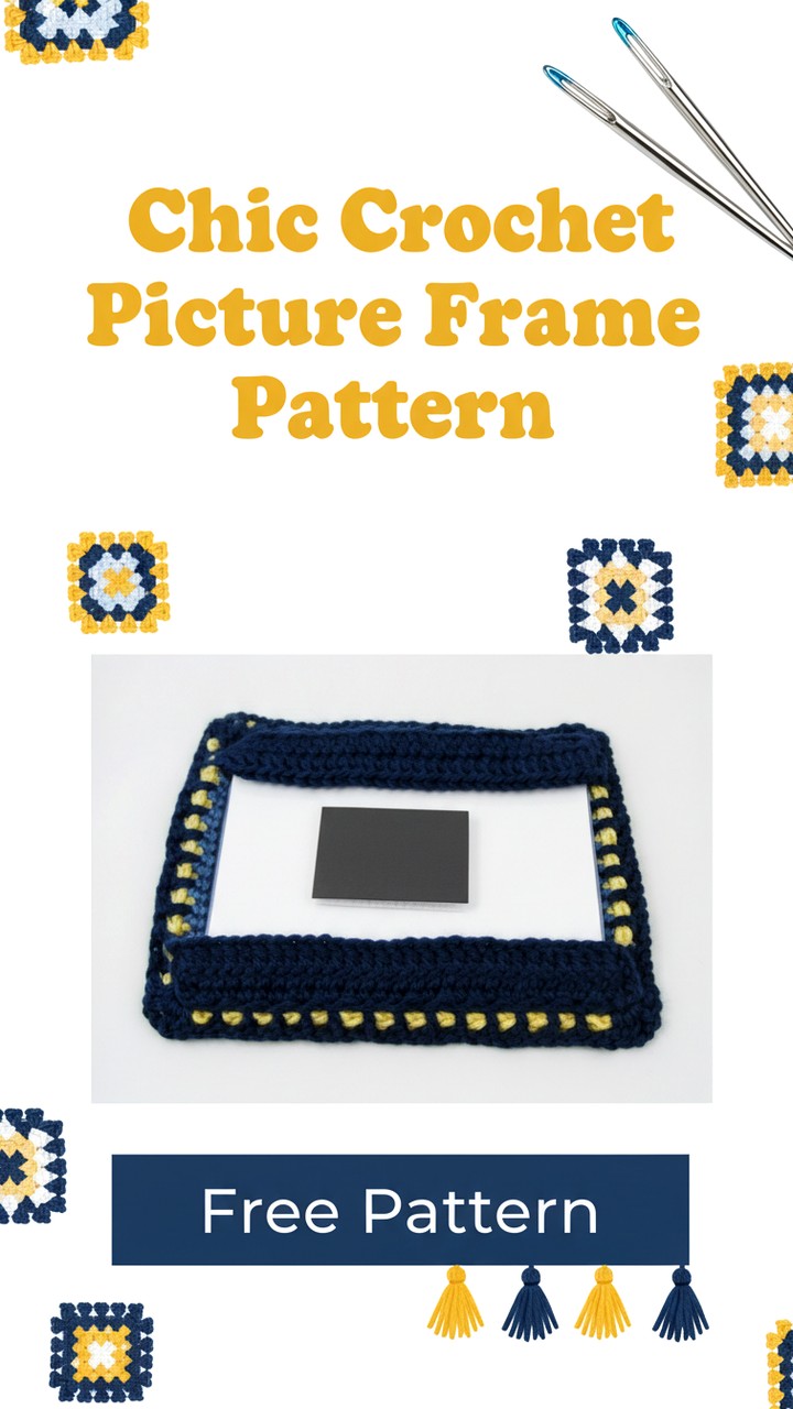 Frame Croceht Pattern 10 Free Crochet Picture Frame Pattern - Crochet with Patterns