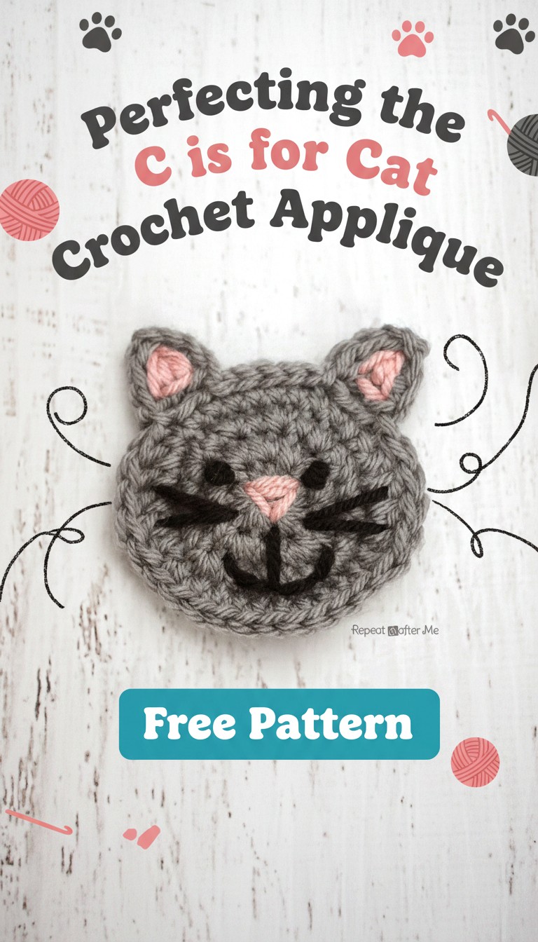 13 Easy Free Crochet Applique Patterns for Beginners - Crochet with ...