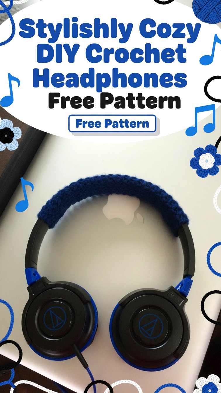 9 Free Crochet Headphone Cover Pattern – Easy & Cute Yarn Protector ...