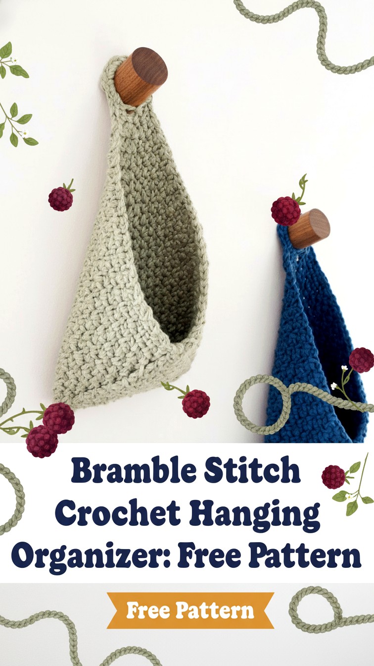 15 Free Crochet Hanging Basket Pattern Easy & Stylish Home Storage ...