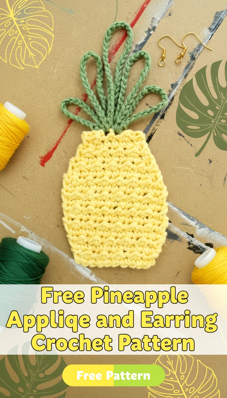 12 Beautiful Pineapple Crochet Patterns (Easy & Free Designs) - Crochet ...