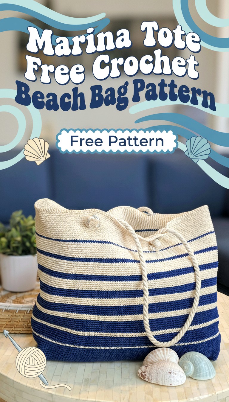 11 Free Crochet Beach Bag Patterns Stylish & Easy Summer Totes ...