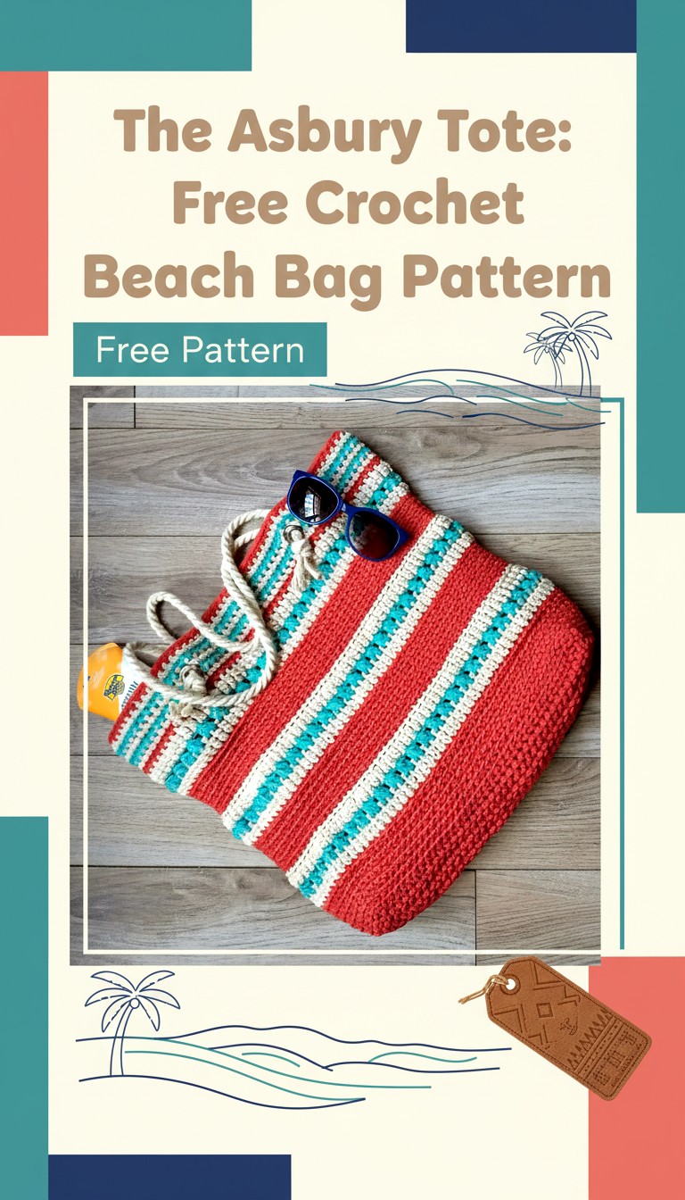 11 Free Crochet Beach Bag Patterns Stylish & Easy Summer Totes ...