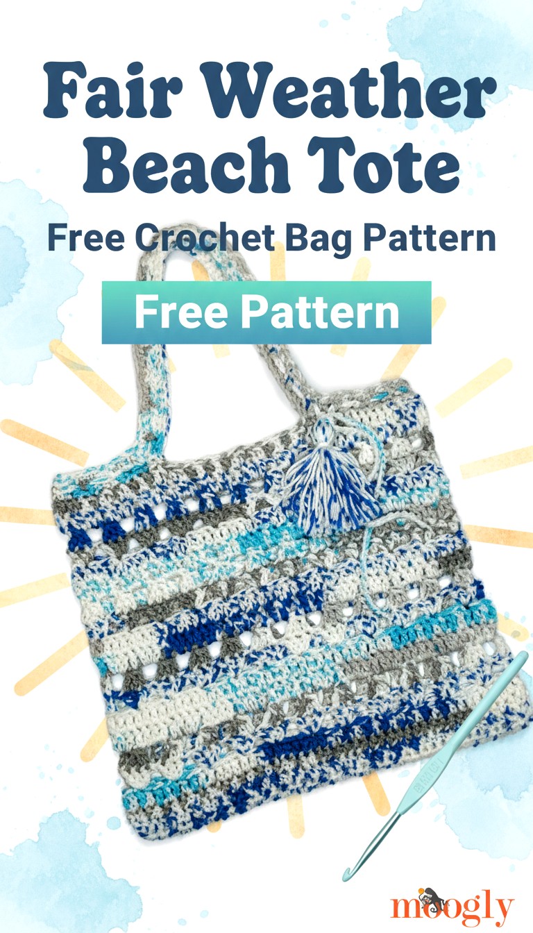 11 Free Crochet Beach Bag Patterns Stylish & Easy Summer Totes ...