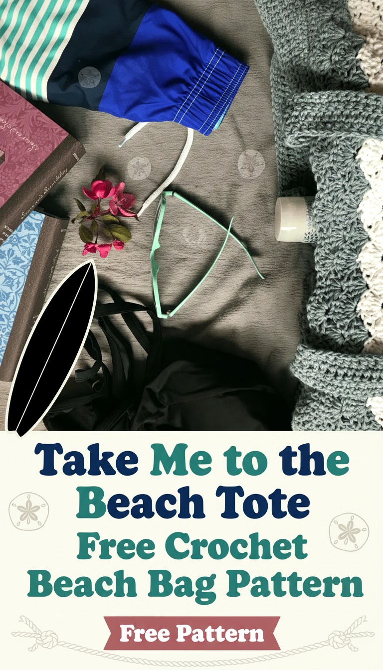11 Free Crochet Beach Bag Patterns Stylish & Easy Summer Totes ...