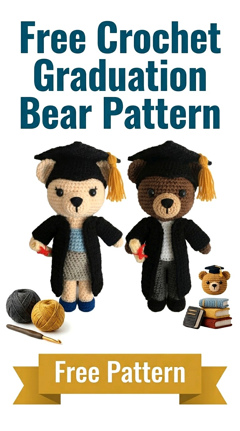 10 Free Crochet Graduation Gift Ideas - Crochet with Patterns