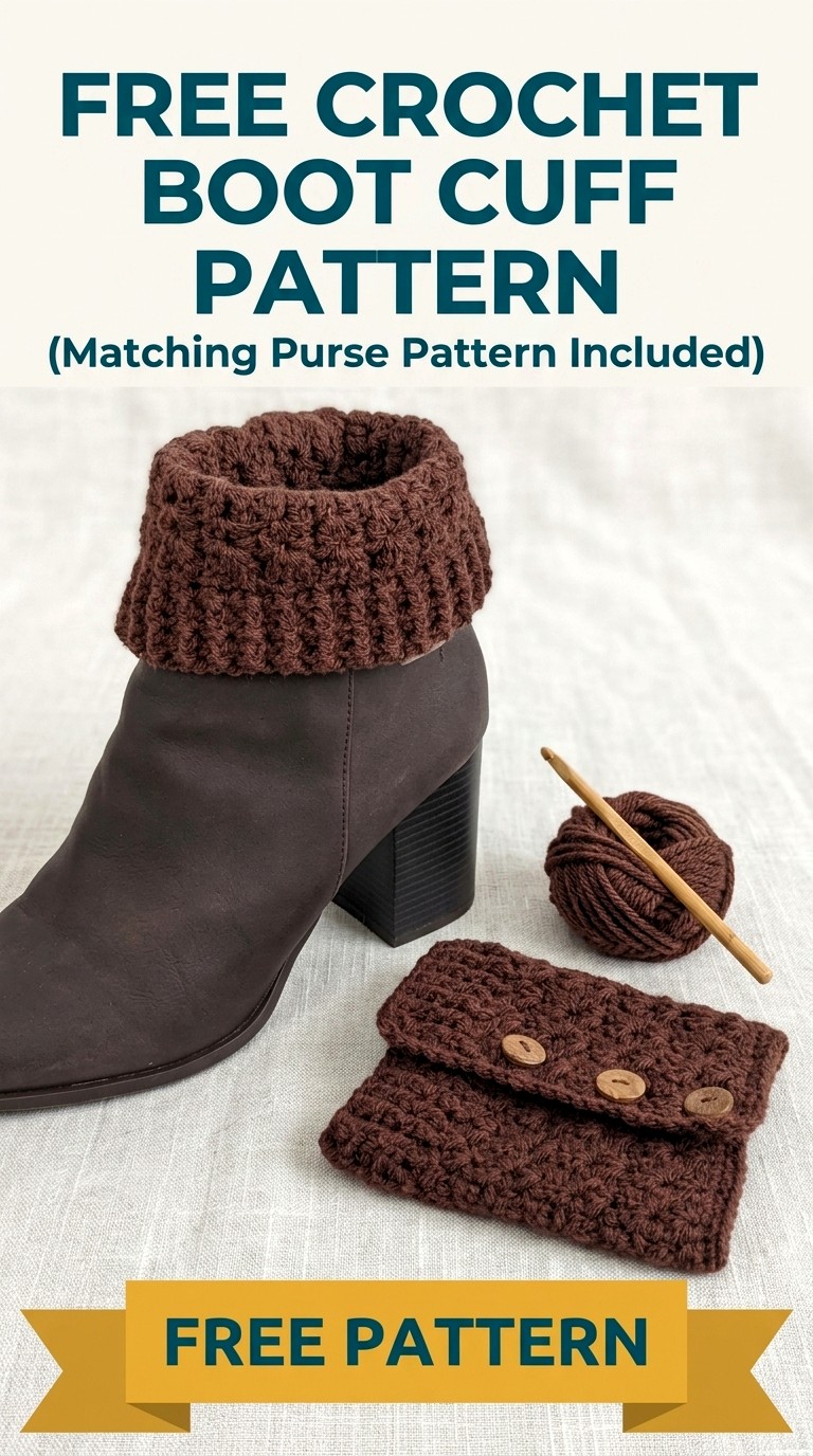 10 Free Crochet Boot Cuff Patterns - Crochet with Patterns