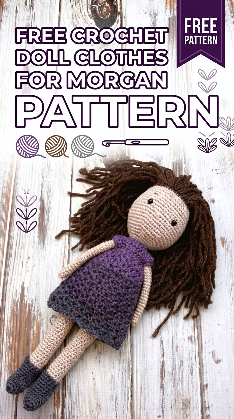 10 Crochet Doll Clothes Free Patterns - Crochet with Patterns